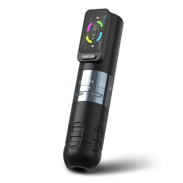 Беспроводная модульная тату машинка Ambition Zetton 2 Silver купить недорого в Украине, фото 19861