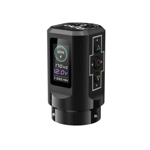 Бездротова тату машинка EZ P3PRO TURBO 2.0 Black з двума акумуляторами 48714