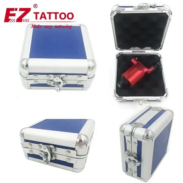 Кейс для тату машинки синій EZ 23189