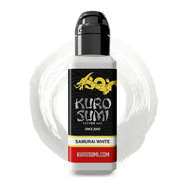 Тату фарба Samurai White KuroSumi Ink 45мл 22678