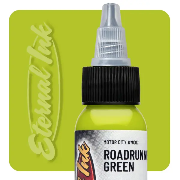 Тату фарба Roadrunner Green MotorCity Eternal (30 мл.) 13809