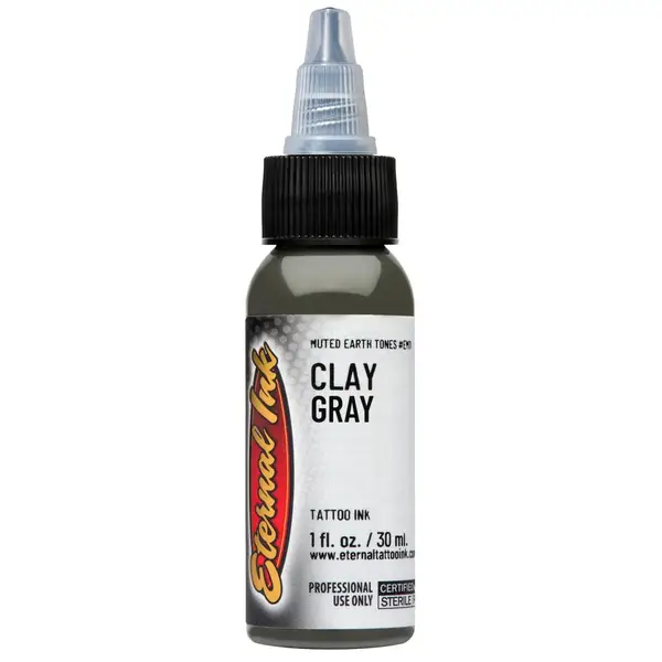 Тату краска Clay Gray Eternal (15 мл) купить недорого в Украине, фото 4911