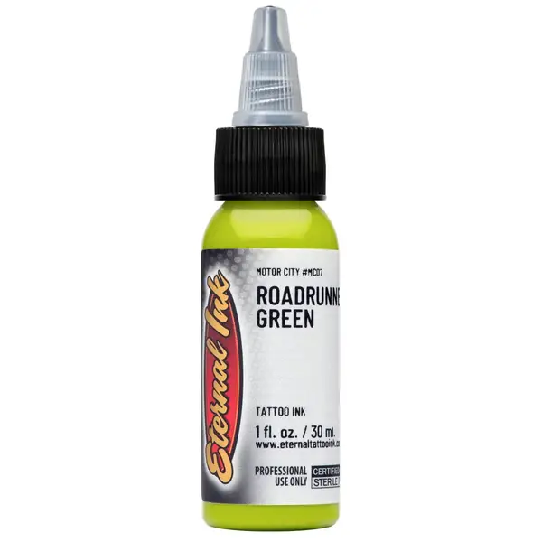 Тату фарба Roadrunner Green MotorCity Eternal (30 мл.) 13810