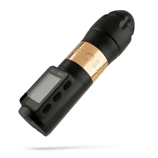 Беспроводная модульная тату машинка VIBE MAX AMBITION Gold купить недорого в Украине, фото 39687