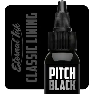 Уцінка Тату фарба PITCH BLACK Classic Lining Eternal Ink - 30 мл 03/26 Уцінка Тату фарба PITCH BLACK Classic Lining Eternal Ink - 30 мл 03/26