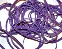 Спеціальні бандажні гумки фіолетові (50 шт)