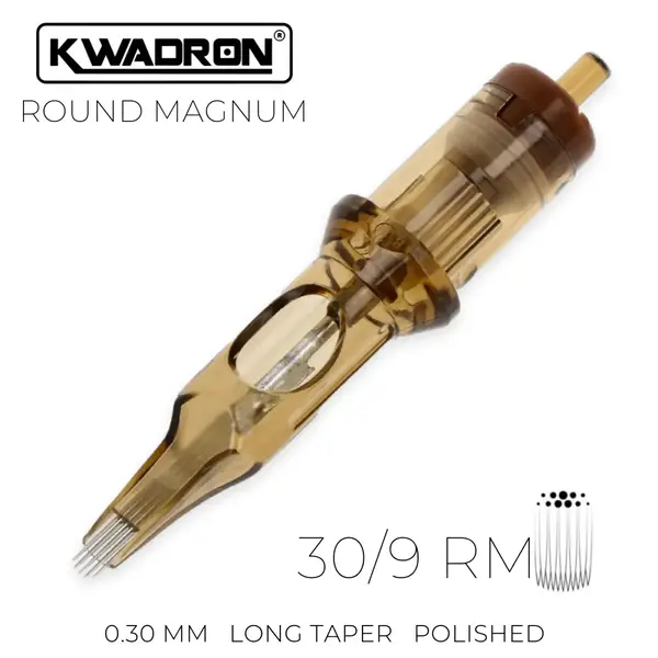9 Round Magnum KWADRON ( 0.30 ) Для теней и окраски картриджи (20 Картриджей (Упаковка)) купить недорого в Украине, фото 2776
