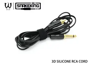 Клип корд RCA Snake King Pure Silicone RCA AVA Black купить
