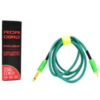 Клип корд RCA Premium AVA FAT Green Клип корд RCA Premium AVA FAT Green купить