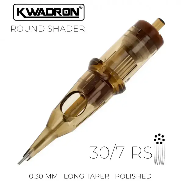 7 Round Shader KWADRON ( 0.30 ) Зафарбування Картриджі (20 Картриджей (Упаковка)) 2764
