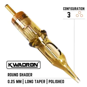 3 Round Shader KWADRON (0.25) Окраска Картриджи - 1 картидж купить