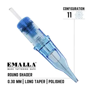 11 Round Shader EMALLA ELIOT PRO ( 0.30 ) Для окраски - 1 Картритдж 11 Round Shader EMALLA ELIOT PRO ( 0.30 ) Для окраски - 1 Картритдж купить