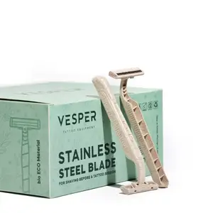 Бритва для тату VESPER ECO FRENDLY - 1 шт Бритва для тату VESPER ECO FRENDLY - 1 шт