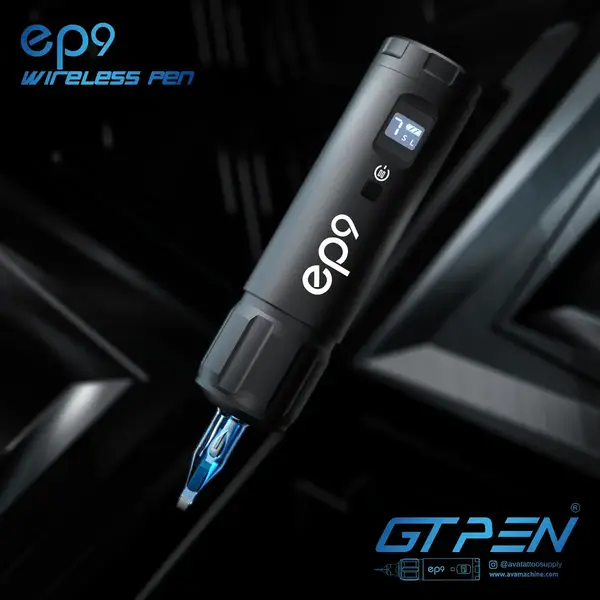 Беспроводная модульная тату машинка EP9 AVA Rotary Black купить недорого в Украине, фото 39556