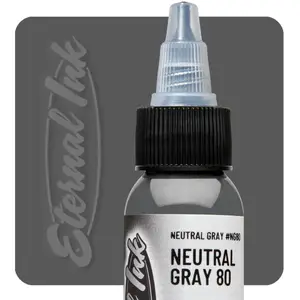 Тату фарба Neutral Grey 80% Eternal (30 мл.)