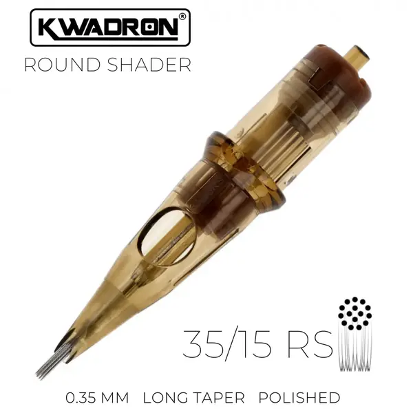 15 Round Shader KWADRON ( 0.35 ) Окраска Картриджи (20 Картриджей (Упаковка)) купить недорого в Украине, фото 1761