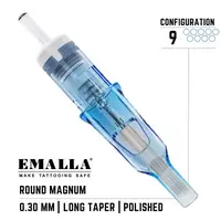 09 Round Magnum EMALLA ELIOT ( 0.30 ) Для тіней та зафарбування картриджі - 1 Картритдж 09 Round Magnum EMALLA ELIOT ( 0.30 ) Для тіней та зафарбування картриджі - 1 Картритдж