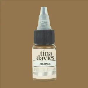 Пігмент для татуажа Tina Davies 2 Blonde Perma Blend (15 мл.)