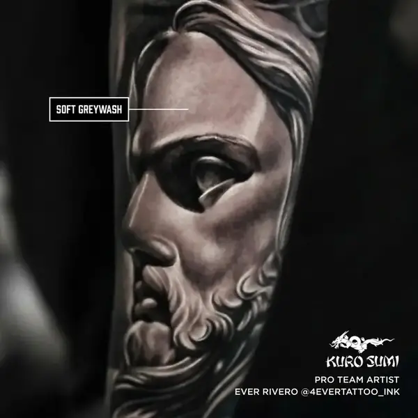 Тіньова тату фарба GreyWash Soft KuroSumi Ink 45мл 44624