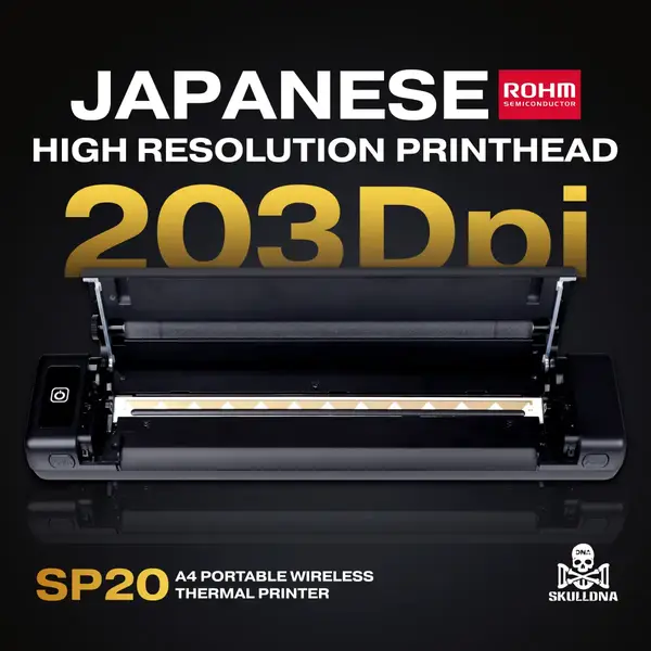 Беспроводной термо тату принтер AVA SKULLDNA SP20 Wireless Tattoo Printer купить недорого в Украине, фото 40644