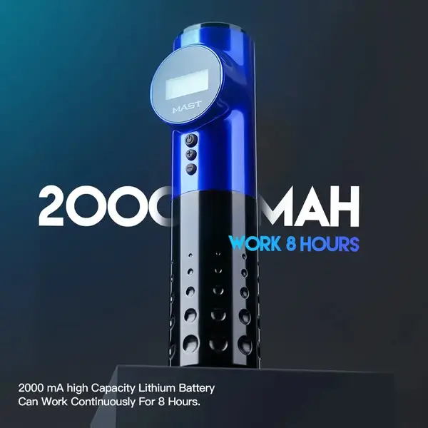 Беспроводная тату машинка MAST Archer Silver купить недорого в Украине, фото 29925