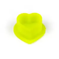 Силіконові ковпачки для фарби HEART Silicone Green Color - 50шт. в упаковці