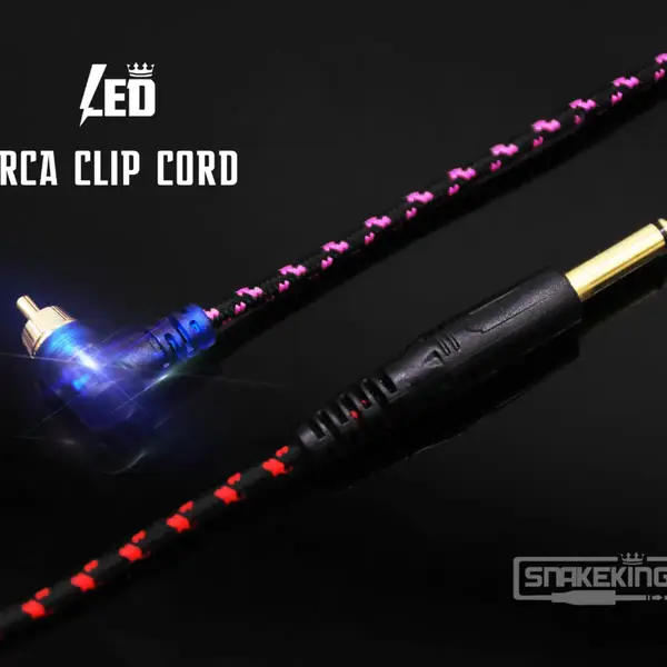 Кліп корд SNAKEKING LED RCA PINK AVA 40873