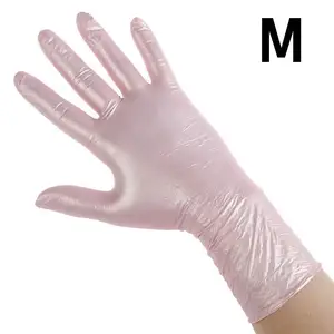 Перчатки нитриловые M перламутровые розовые (50 шт. упаковка) купить