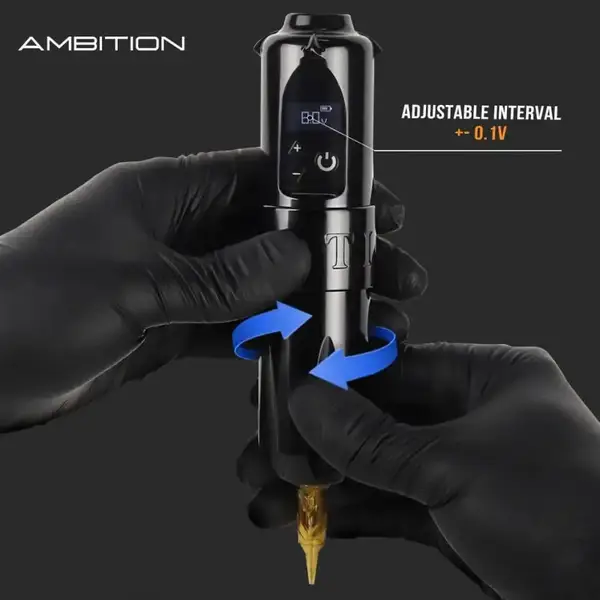 Бездротова тату машинка Ambition Boxter V2 Gold 28334