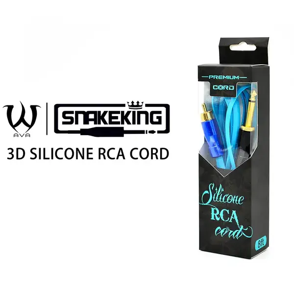 Кліп корд RCA Snake King Pure Silicone RCA AVA Blue 22000