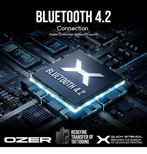Бездротовий термо тату принтер OZER X Wireless Quick Stencil Printer 40585