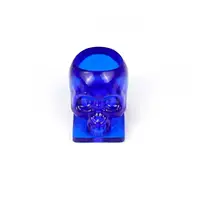 Пластикові ковпачки AVA Plastic Skull Ink Cup Blue - 50шт.