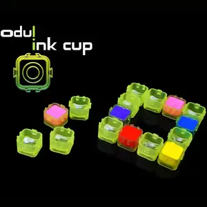 Пластиковые колпачки Modul Ink Cup под тату-краску прозрачные желтые – 100 штук Пластиковые колпачки Modul Ink Cup под тату-краску прозрачные желтые – 100 штук купить