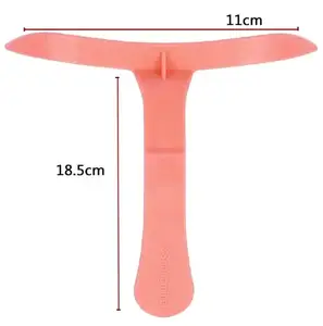 Лінійка пластикова рожева для брів 4 шт