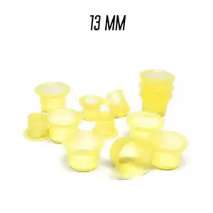 Колпачки под краску 13мм. прозрачные желтые – 50 шт Колпачки под краску 13мм. прозрачные желтые – 50 шт купить