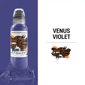 Уцінка Тату фарба Venus Violet World Famous (30 мл.)