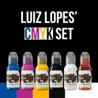 Набір фарб Luiz Lopes CMYK Ink Set World Famous 30мл