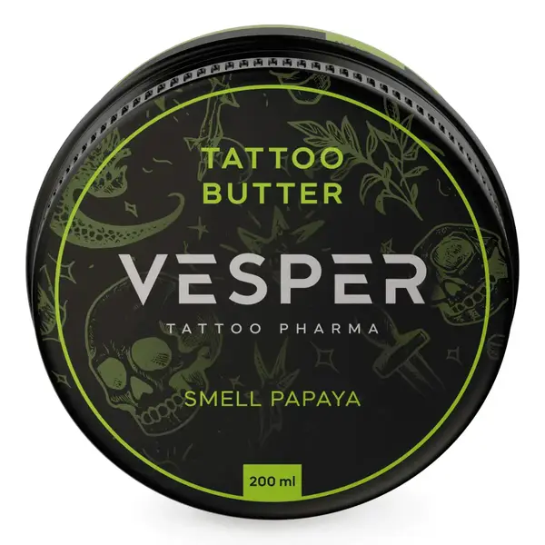 Тату баттер масло Vesper PAPAYA - 200 мл купить недорого в Украине, фото 36969