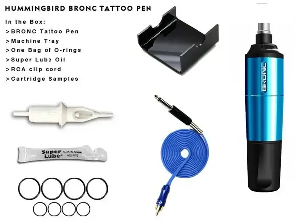 Модульная татуировка Bronc Pen V2 Hummingbird Blue купить недорого в Украине, фото 16396