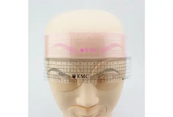 Лінійка для брів універсальна рожева 24388