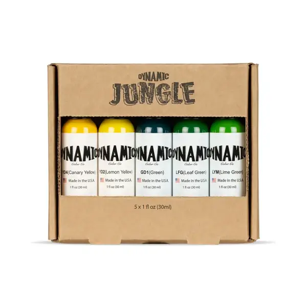 Набір тату фарб Dynamic Jungle Color Set - 30 ml 30581
