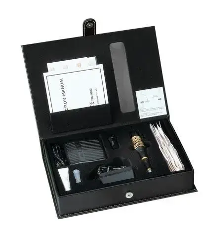 Машинка для перманентного макияжа Bella Dragon Gold с педалью 24426