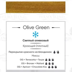 Пигмент для татуажа Olive Green Perma Blend купить