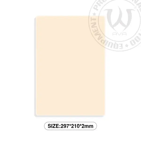 Штучна шкіра AVA Біла 210*297мм 2MM 40474