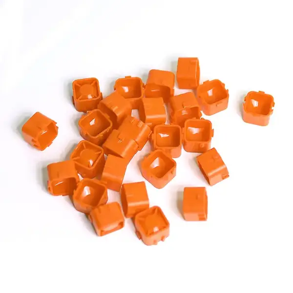 Пластикові ковпачки Modul Ink Cup під тату-фарбу помаранчеві - 100 штук 40045