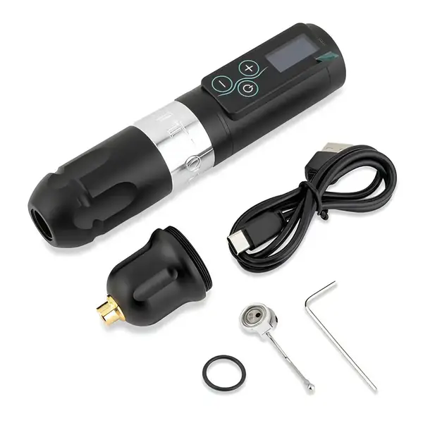 Бездротова тату машинка AMBITION VIBE SILVER 37420