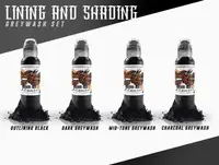 Набір фарб Lining and Shading Ink World Famous (30 мл.)