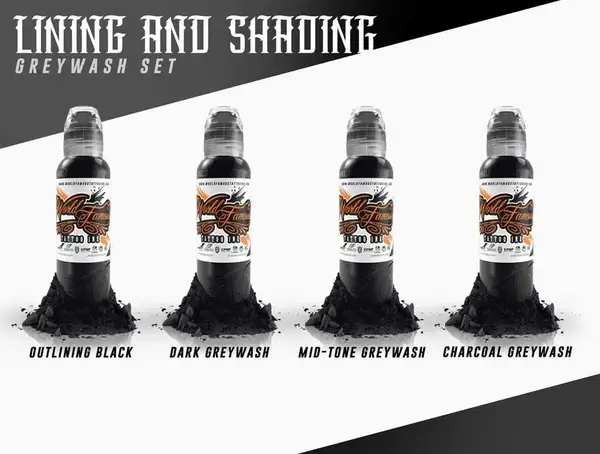 Набор красок Lining and Shading Ink World Famous (30 мл) купить недорого в Украине, фото 871