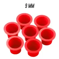 Ковпачки під фарбу 9мм. червоні (50 шт) Ковпачки під фарбу 9мм. червоні (50 шт)