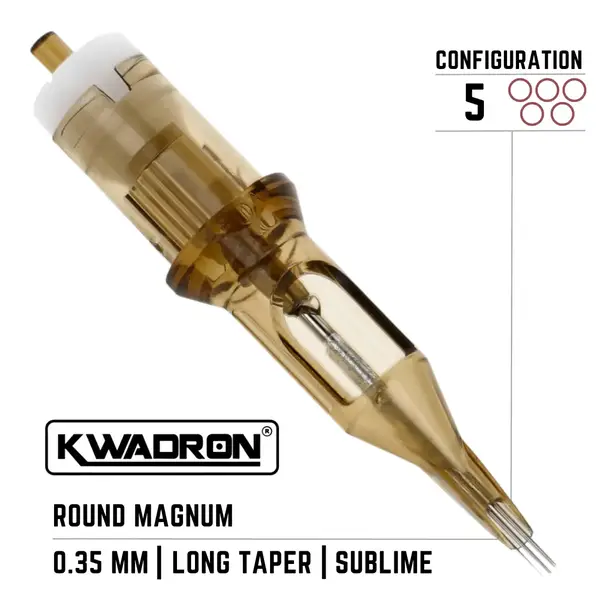 5 Round Magnum KWADRON SUBLIME ( 0.35 ) Для тіней та зафарбування картриджі - 20 Картриджів купить недорого в Украине, фото 22395